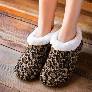 Leopard Print Slippers